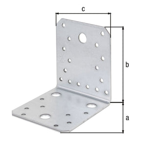 Winkelverbinder 105 x 105 x 90 mm sendzimirverzinkt – CE nach ETA-08/0165, 3 mm stark