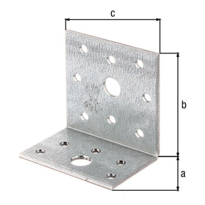 Winkelverbinder 40 x 60 x 60 mm sendzimirverzinkt – CE nach ETA-08/0165, 2,50 mm stark