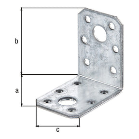 Winkelverbinder 50 x 50 x 35 mm sendzimirverzinkt – CE nach ETA-08/0165, 2,50 mm stark