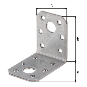 Winkelverbinder 50 x 50 x 35 mm sendzimirverzinkt – CE nach ETA-08/0165, 2,50 mm stark
