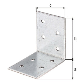 Winkelverbinder 50 x 50 x 40 mm sendzimirverzinkt – CE nach ETA-08/0165, 2 mm stark