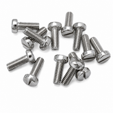 ISO 1207 4.8 galvanisch vernickelt - Zylinderschrauben