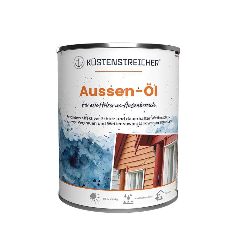 Küstenstreicher  Aussen-Öl - mit Tiefenimprägnierung