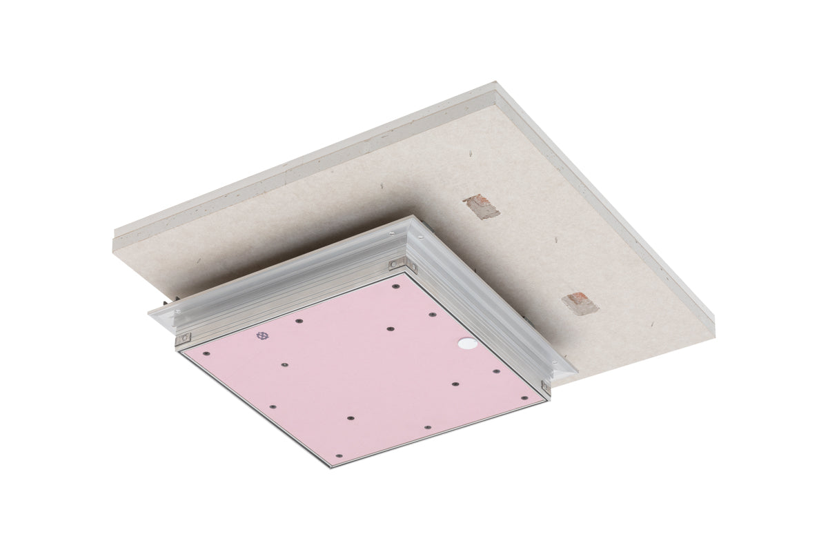 Alumatic Safe 90 Revisionsklappe - mit Beplankungsstärke für die Decke