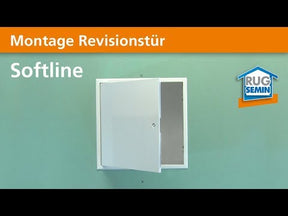 Softline Revisionstür - weiß mit Zylinderschloss - Youtube